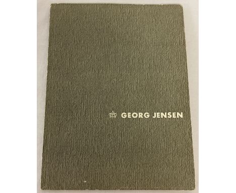 A vintage Georg Jensen silver gift brochure catalogue and price list. Featuring photographic images of Georg Jensen jewellery