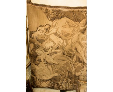 A 19th Century or earlier Flemish tapestry hanging 
