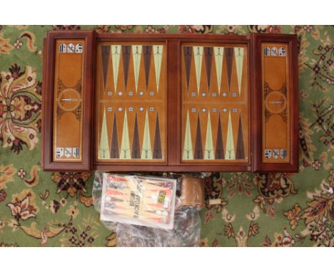 Franklin Mint backgammon set