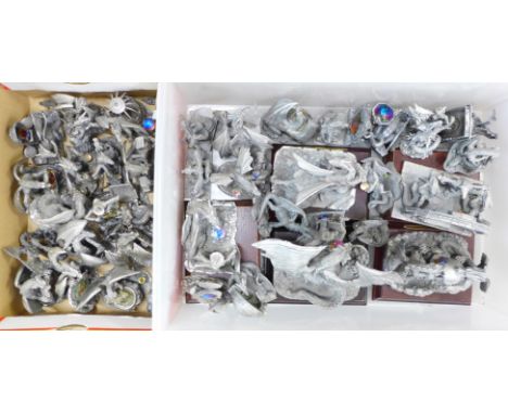 A large collection of fantasy gaming figures including Myth and Magic, some a/f 