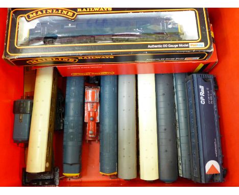 A Mainline Railways Class 45 model diesel locomotive, boxed, other model rail and Thomas The Tank Engine books 
