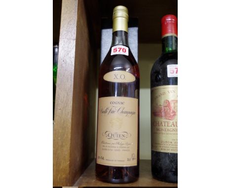 A 70cl bottle of Quien XO Vieille Fine Champagne Cognac. 