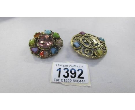 Two Celtic brooches