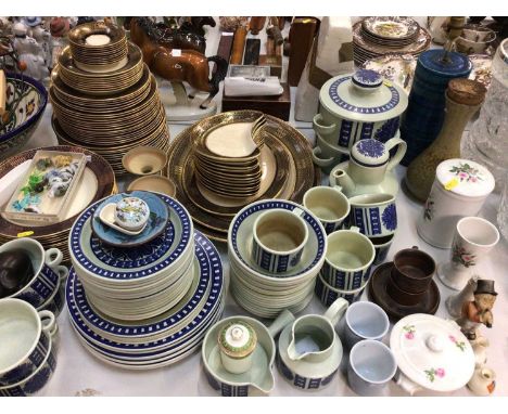 Soho Pottery Ambassador Dinner Ware, Midwinter dinner and tea ware, plus other china