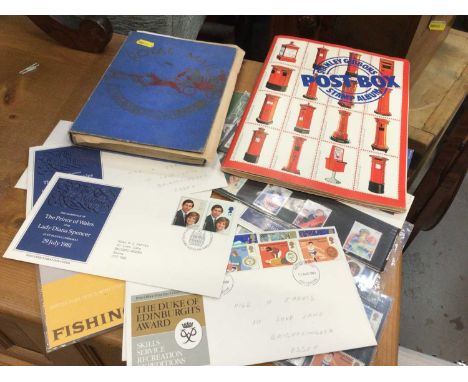 Stamps- two albums together with mint stamps and First Day covers