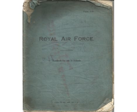 Flying Log Books. 218 (Gold Coast) Squadron. Two log books belonging to Flying Officer Alec Taylor RAFVR. He and his crew fai