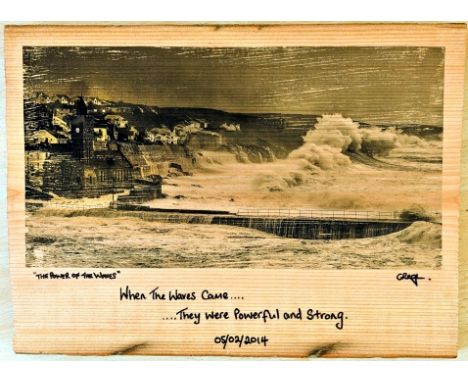 Artist: Carla ReglerTitle: The Power of the WavesSize: 30 x 40.5 x 2cmMedium: Photograph on baulkCarla ReglerMy interest in p