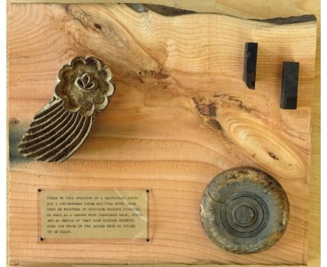 Artist: Andrew LanyonTitle: The Eye of the StormSize: 29.5 x 34 x 2cmMedium: Baulk & Letter PressesAndrew LanyonAndrew, son o