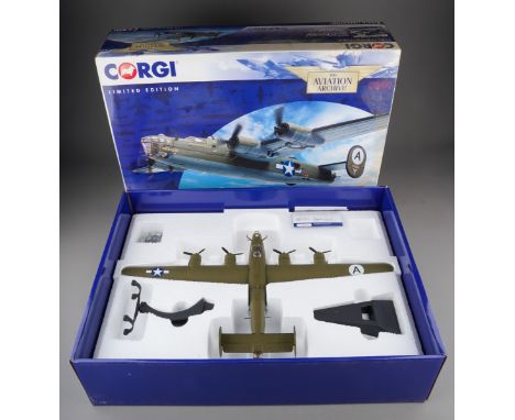 A boxed Corgi limited edition AA34017 The Aviation Archive B-24 D Liberator "Ruth-Less", 1:72 scale die cast model (1)
