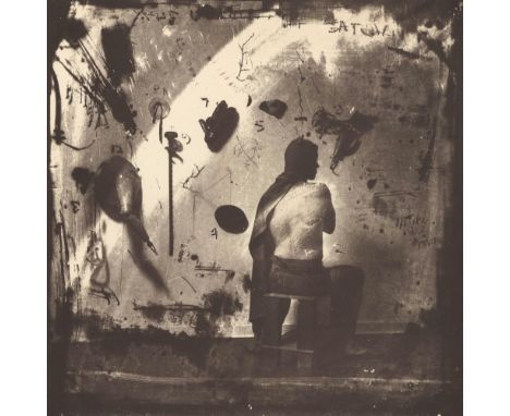 Joel-Peter Witkin (America, b.1939). "The Sins of Joan Miro". Original vintage photogravure. 1981. Printed 1985. Stamped with