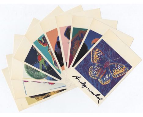 Andy Warhol (American, 1928 - 1987). "Endangered Species Suite [the complete set of 10 announcement/invitation cards in the o