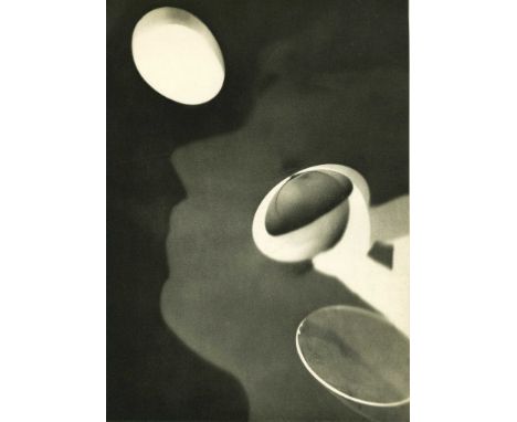 Man Ray (American, 1890 - 1976). "Rayograph - 093". Original vintage photogravure. c1920-1928. Printed 1934. Stamped with the