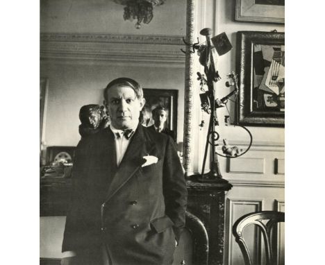 Cecil Beaton (English, 1904 - 1980). "Pablo Picasso, rue de la Boetie #1". Original vintage photogravure. 1933. Printed 1968.