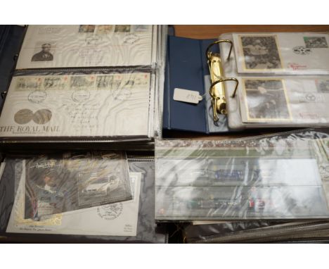 Three albums of First Day Covers and one stamp album