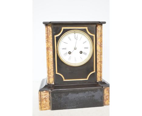 Belgium slate mantle clock Height 27 cm 