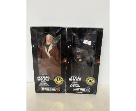 Star Wars Darth Vader &amp; Obi-Wan Kenobi 1996 by Kenner