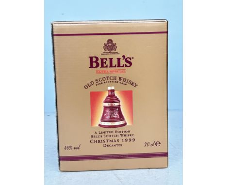 Bells extra special old scotch whisky limited edition 1999 decanter 70 cl boxed & unopened 