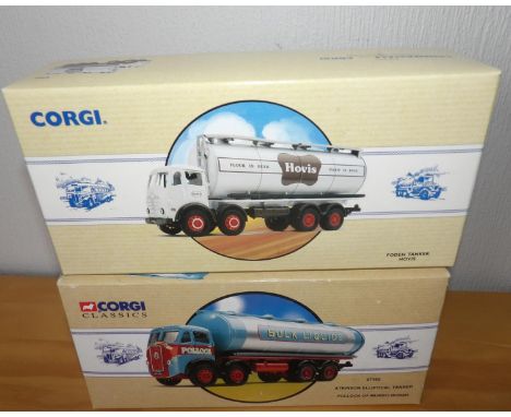 Corgi 1.50 scale  2 8 Wheel Tankers Hovis and PollockP&P group 2 (£20 for the first item and £2.50 for subsequent items) 