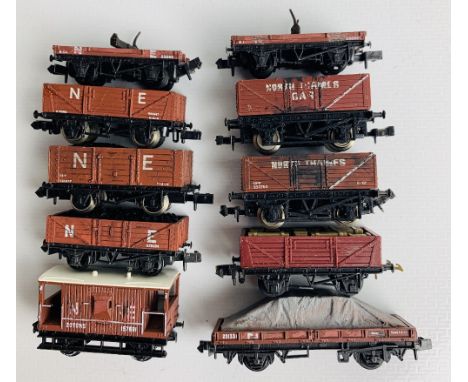 10x N Gauge Assorted Freight Wagons - All UnboxedP&P group 2 (£20 for the first item and £2.50 for subsequent items) 