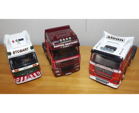 Corgi 3 x 1.50 scale Tractor Cab Units DAF XF, Renault, MANP&P group 2 (£20 for the first item and £2.50 for subsequent items