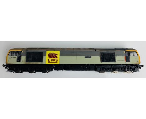 Hornby OO Gauge Class 60 084 EWS Livery Cross Fell Diesel Loco - UnboxedP&P group 1 (£16 for the first item and £1.50 for sub