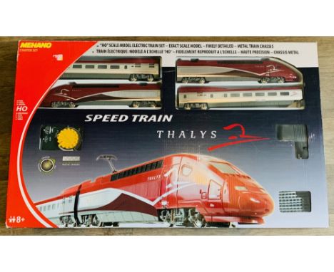 Mehano HO Gauge Starter Train Set Thalys High Speed Train Set - BoxedP&P group 2 (£20 for the first item and £2.50 for subseq