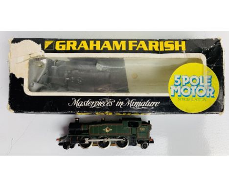 Graham Farish N Gauge BR Green 2-6-2 No.5136 Steam Loco - Boxed - Box in poor conditionP&P group 1 (£16 for the first item an