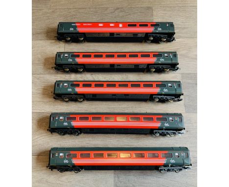 5x Lima OO Gauge Virgin Livery Mk3 Passenger Coaches - All UnboxedP&P group 2 (£20 for the first item and £2.50 for subsequen