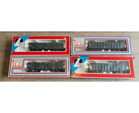 4x Lima OO Gauge BR Iron Ore PTA Freight Wagons - All Boxed Cat Code: 305663 x4P&P group 2 (£20 for the first item and £2.50 