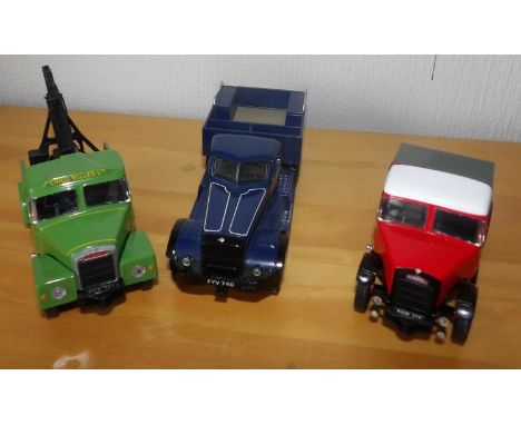 Corgi 3 x 1.50 scale Tractor Cab Units Scammells x 2 and Diamond TP&P group 2 (£20 for the first item and £2.50 for subsequen