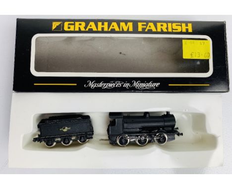 Graham Farish / Kit Built N Gauge 0-6-0 BR Black Steam Loco BoxedP&P group 1 (£16 for the first item and £1.50 for subsequent