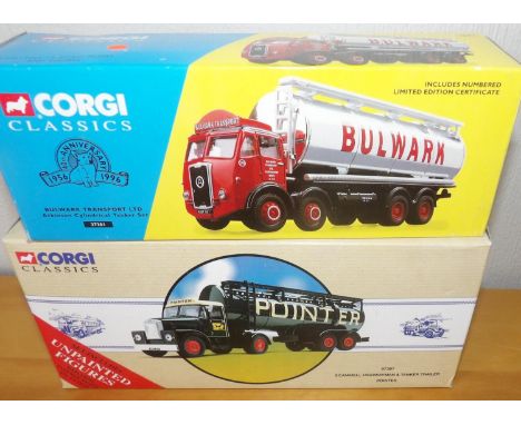 Corgi 2 x 1.50 scale Tankers Pointer Scammell Bulwark AtkinsonP&P group 2 (£20 for the first item and £2.50 for subsequent it