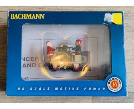 Bachmann HO Scale 46224 'Gandy Dancer' Christmas Edition Hand Car Powered Loco BoxedP&P group 2 (£20 for the first item and £