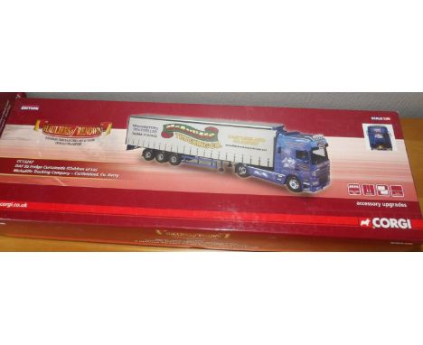 Corgi 1.50 scale McAuliffe Trucking Co DAF 95 Fridge TrailerP&P group 2 (£20 for the first item and £2.50 for subsequent item