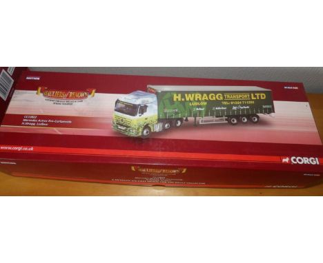 Corgi 1.50 scale H Wragg Mercedes Actros Eco CurtainsideP&P group 2 (£20 for the first item and £2.50 for subsequent items) 