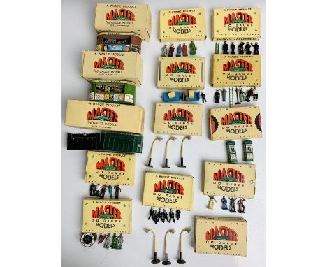 14x Master Models OO Gauge Accessories - All Appear Complete with Original BoxesP&P group 2 (£20 for the first item and £2.50