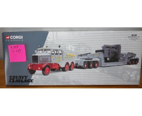 Corgi 1.50 scale Sunter Bros Constructor with low loader trailer and loadP&P group 2 (£20 for the first item and £2.50 for su