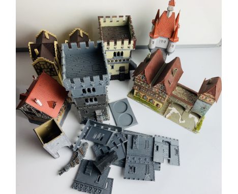 HO Scale Kit Built Buildings - Plastic Construction - Refer to PictureP&P group 3 (£27 for the first item and £4.00  for subs