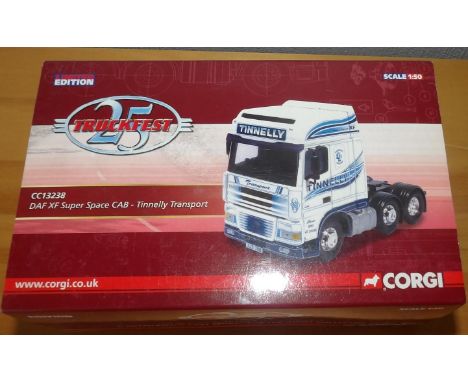 Corgi 1.50 scale Tinnelly Transport DAF XF Super Space CabP&P group 2 (£20 for the first item and £2.50 for subsequent items)