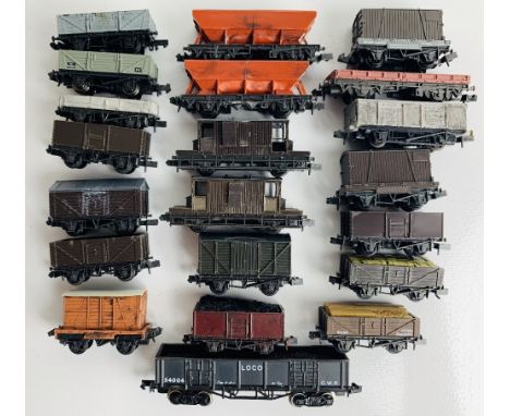21x N Gauge Assorted Freight Wagons - All UnboxedP&P group 2 (£20 for the first item and £2.50 for subsequent items) 