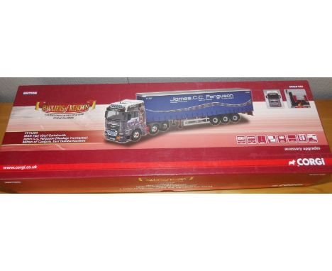 Corgi 1.50 scale James Ferguson MAN TGX Vinyl CurtainsideP&P group 2 (£20 for the first item and £2.50 for subsequent items) 