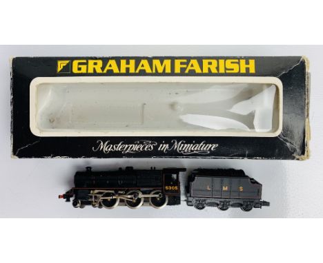 Graham Farish N Gauge Jubilee 4-6-0 LMS 5305 Black BoxedP&P group 1 (£16 for the first item and £1.50 for subsequent items) 
