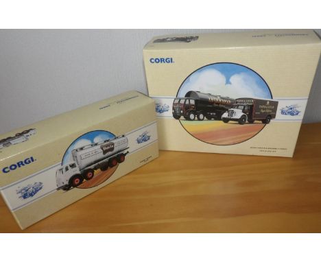 Corgi 2 x 1.50 scale Hovis 8 Wheel ERF Tanker and Tate and Lyle 2 vehicle gift setP&P group 2 (£20 for the first item and £2.