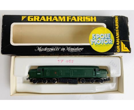 Graham Farish N Gauge BR Green Class 37 D6736 Diesel Loco BoxedP&P group 1 (£16 for the first item and £1.50 for subsequent i