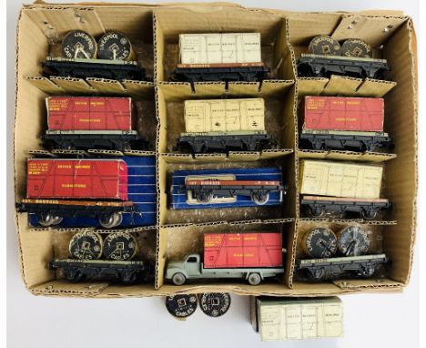 11x Hornby Dublo Wagons & 1x Dinky Dublo Vehicle & 2x Wagon Loads 2x Wagons with Original BoxesP&P group 2 (£20 for the first