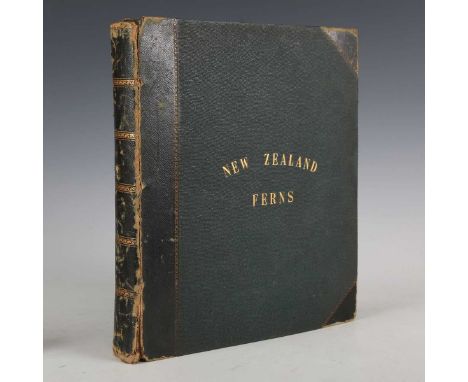 PRESSED FERNS. – [Mary ANN ARMSTRONG.] New Zealand Ferns. [Dunedin: n.p.: circa 1870’s.] Folio (304 x 252mm.) 56 botanical sp
