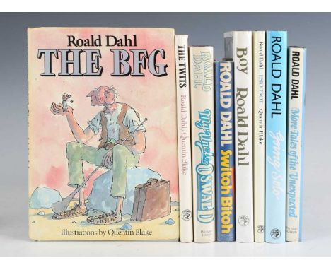 DAHL, Roald. The BFG. London: Jonathan Cape, 1982. First edition, first impression, 8vo (232 x 149mm.) Illustrations by Quent