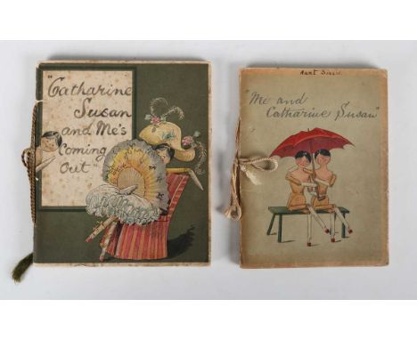 AINSLIE, Kathleen. Catharine Susan and Me’s Coming Out. London: Castell Brothers Ltd., [1907.] First edition, 12mo (143 x 119