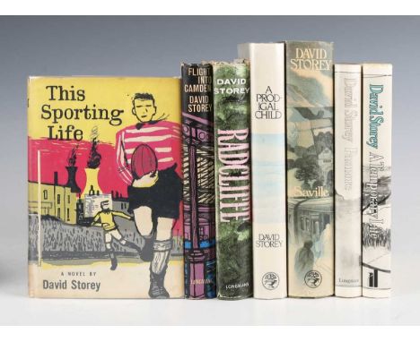STOREY, David. This Sporting Life. London: Longmans, 1960. First edition, first impression, 8vo (183 x 122mm.) (Toning, sligh