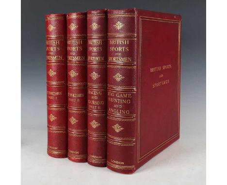 British Sports and Sportsmen, Past &amp; Present. London: ‘British Sports and Sportsmen’, 1908. 2 vols., limited edition, bei